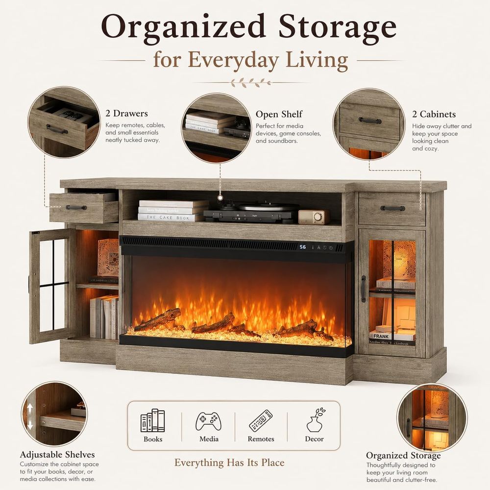 ขาตั้งทีวีขนาด 70 นิ้ว หรือรอง - Storage & Organization บทวิจารณ์และราคา