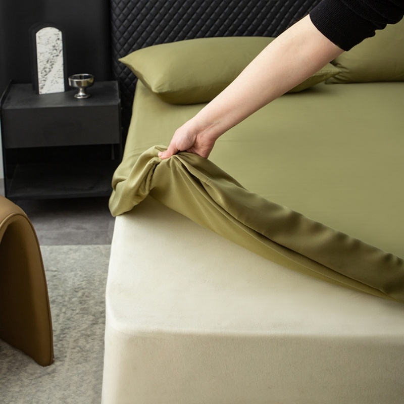ผ้าปูที่นอนแบบรัดมุมทำจากไลโอเ - Fitted Bed Sheets Deep Pocket บทวิจารณ์และราคา