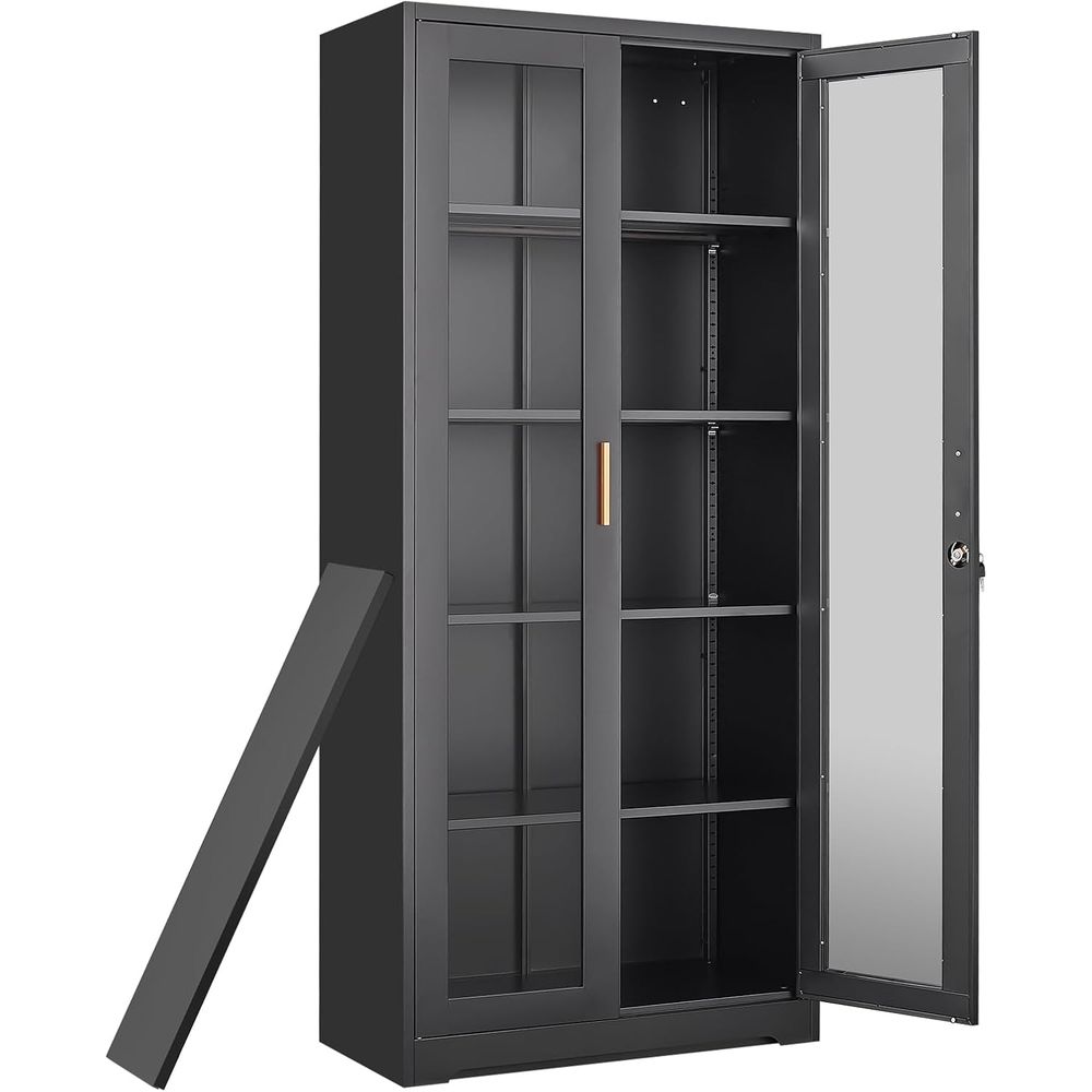 ตู้โชว์ Curio พร้อมบานกระจก คว - Storage & Organization บทวิจารณ์และราคา