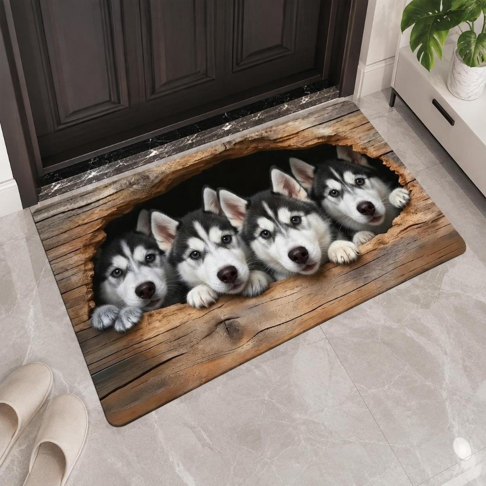 พรมเช็ดเท้าลายสุนัข ทำจากไดอะโ - Quick Dry Diatomite Bath Mat บทวิจารณ์และราคา