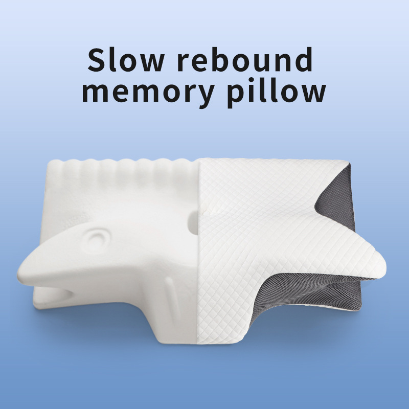 หมอนรองคอเมมโมรี่โฟม ออกแบบตาม - Memory Foam Orthopedic Pillow Neck Pain บทวิจารณ์และราคา